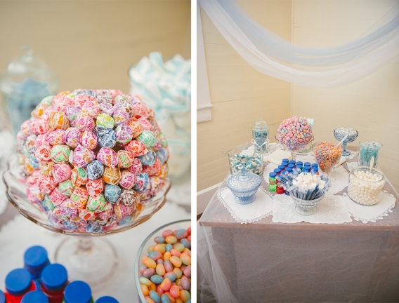 candy bar wedding