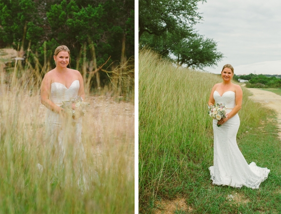 grassy plains bridal portraits