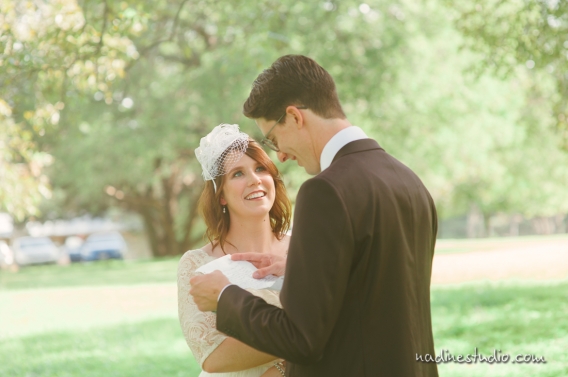 letter by bride to groom