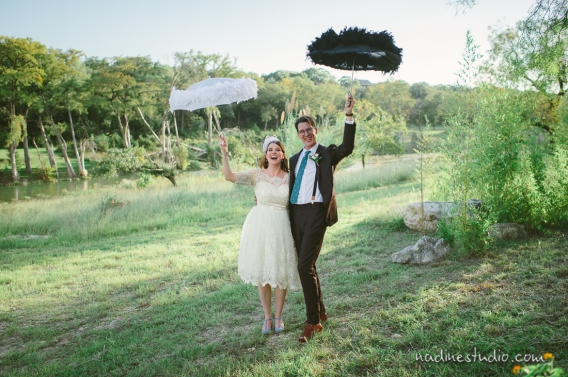 second line exiting from the ceremony